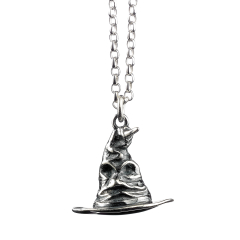 Official Harry Potter Sterling Silver Sorting Hat Necklace- NN0111